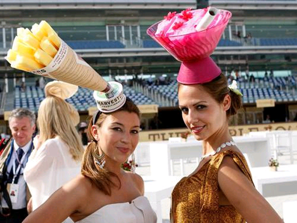 Some strange creations are on display at the Dubai World Cup